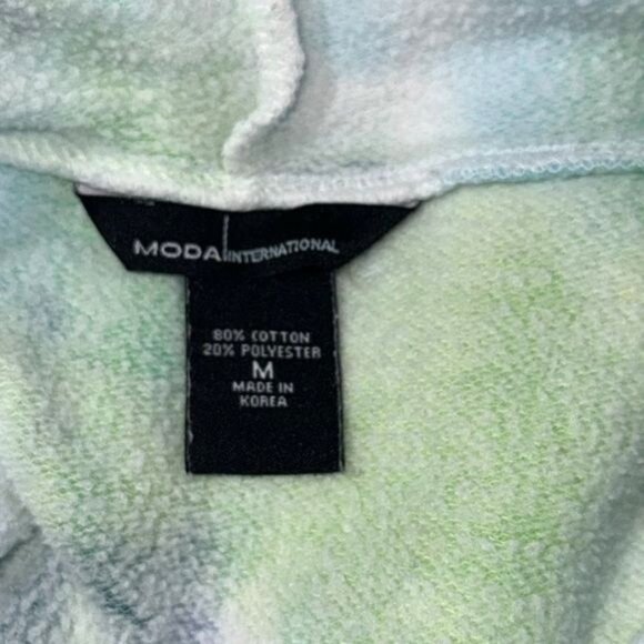 Tie-Dye Moda International Hooded Sweatshirt M - Picture 2 of 6